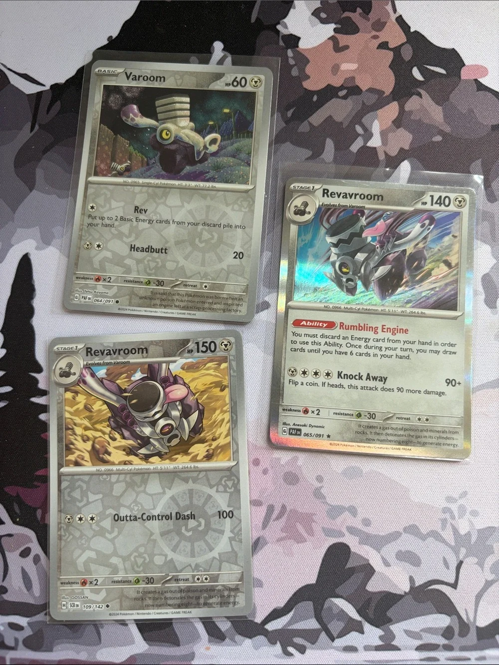 Varoom & Revavroom Pokémon Evolution Card Lot Reverse Holo ⚙️ | 3 Cards ✨5/$25✨